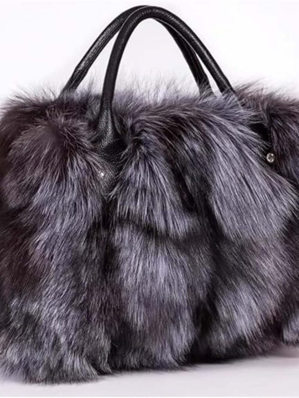 Luxury Real Fox Fur Handbag For Women